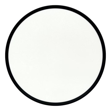 LED Stropní svítidlo LED/40W/230V 3000/4000/6500K pr. 50 cm černá